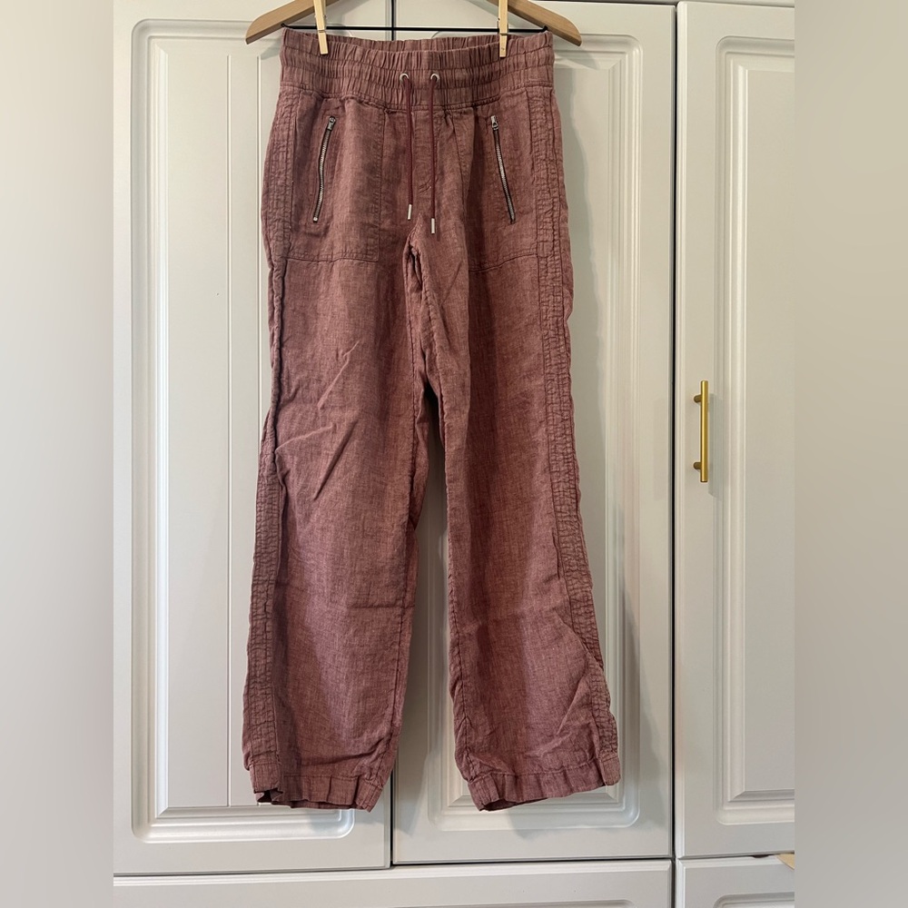 Athleta Linen Wide-Leg Pants - Picture 3 of 3